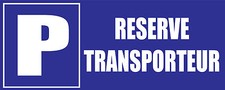Panneau parking transporteur