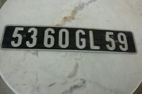 Ancienne plaque - ancienne,