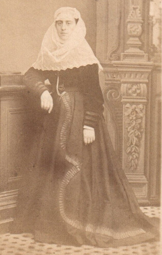 Cdv 1870 liban syrie - cdv, femme