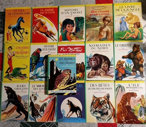 Lot bibliothèque verte - 16,