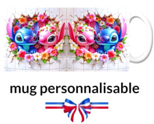 Mug Tasse céramique, Personnage, Stitch et Angel !