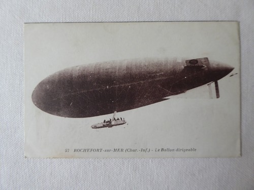 Carte postale aerostation - carte,