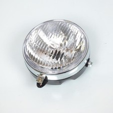 Phare avant rond noir optique