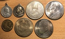 Papes : 7 médailles et médaillons depuis Pie XI dont Jean-Paul Ier (33 jours !)