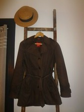 ESPRIT M 38 40 IMPER MI LONG TRENCH CEINTURE VESTE PARKA MANTEAU TUNIQUE BLOUSON