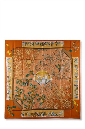 Hermès orange multicolor - hermès,