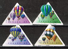 Canada Air Baloons stamp set