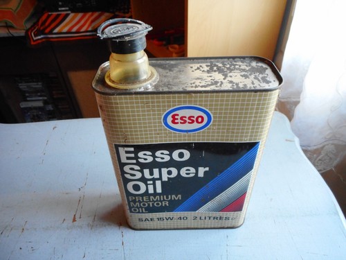 Esso super oil - oil, d’huile