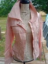 ADOLFO DOMINGUEZ veste  2 en 1 cintrée rose poudré T 38 (voir mesures)