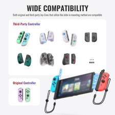 Adaptateur Rechargeable Noir pour Switch Manette vers Switch 2 Connexion Hôte