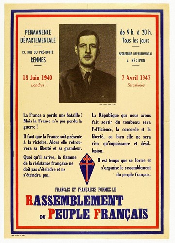 Gaulle rpf rurl - de, rurl-poster