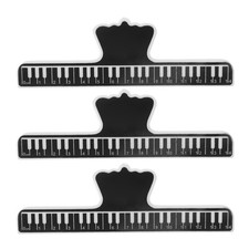 Clips de partition de musique pour Piano, 3 pièces, feuille de musique,