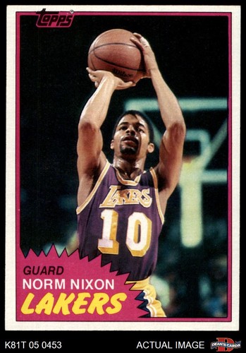 1981 topps norm nixon - #22,