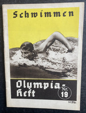 Série De Livres Olympiques 1936 Livre Olympique N° 19 - Natation