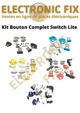 Nintendo Switch Lite – Kit Boutons Gâchettes Touche Volume Réparation Console