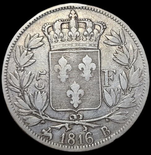 Francs louis xviii 1816 - xviii,