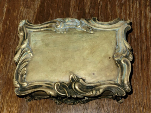 Boîte bijoux bronze - boîte,