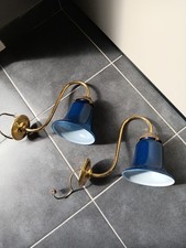 Paire d'appliques col de cygne