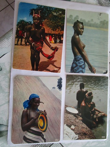 Cartes postales afriqque - afriqque, seins