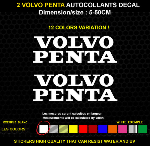Volvo penta autocollant - volvo,