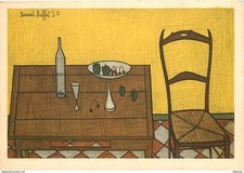 Art - Peinture - Bernard Buffet - Nature morte à la chaise , 1950  - Carte Neuve