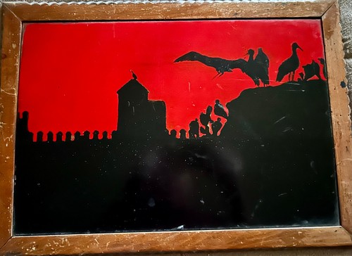 Panneau laque art - laque, deco