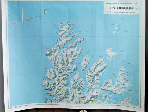 Rare carte des iles - carte,