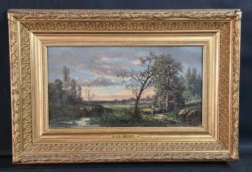 Tableau ancien huile - ancien,
