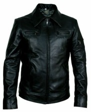 Veste homme en cuir véritable