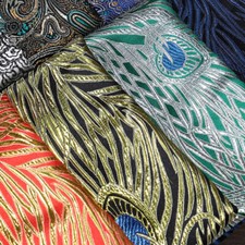 Paon Plume Jacquard Brocart