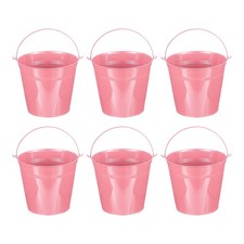 6 pièces seau métallique