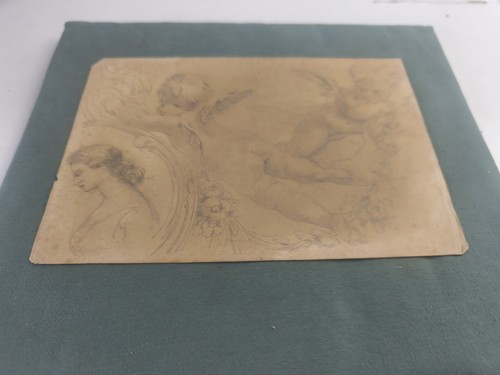 Ancien dessin crayon sujet - ancien,