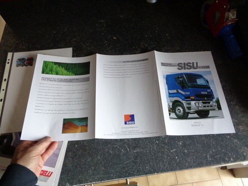 Ancien catalogue camion - camion, sisu