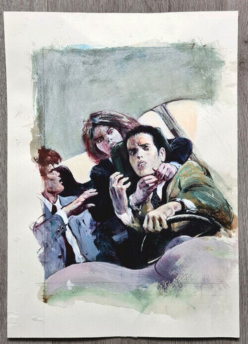 Superbe gouache originale non - superbe,
