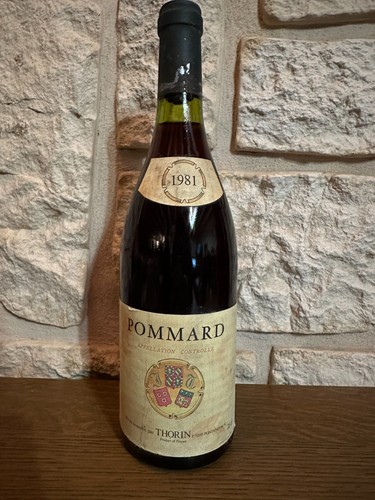 Vin 1981 maison thorin pommard - vin,