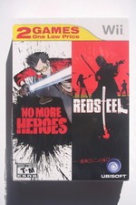 No More Heroes / Red Steel Bundle Wii US NTSC comme neuf et complet TRES RARE