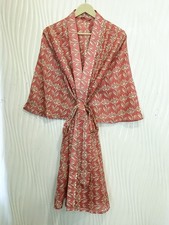 Peignoir Midi En Soie Pure