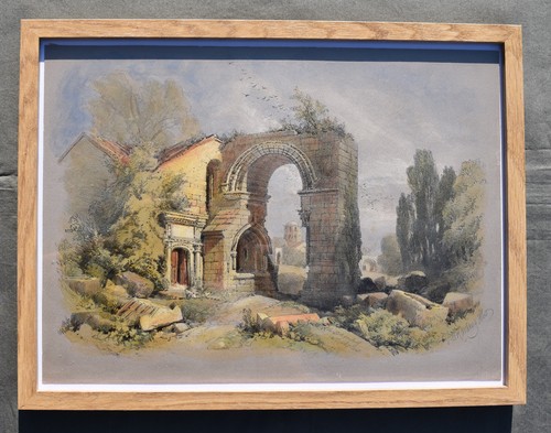 Tableau aquarelle sur papier - aquarelle, "