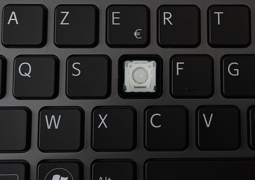 Touche clavier français - de,