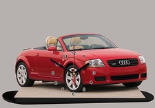Miniature model cars audi tt - model,