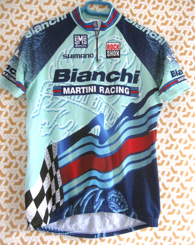 Maillot cycliste bianchi - cycliste,