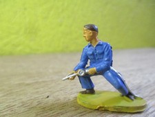 1/43  40mm STARLUX REF 1025 MECANICIEN AVEC GONFLEUR GARAGE DECOR ACCESSOIRE