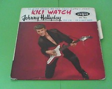 45 TOURS SP JOHNNY HALLYDAY KILI WATCH  VOGUE EPL 7812  DE 1960  AVEC LANGUETTE