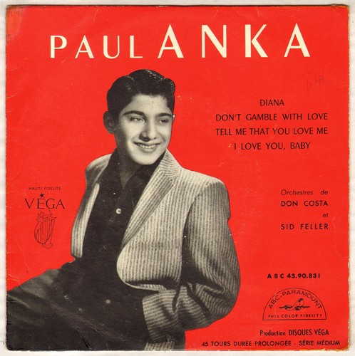 Paul anka diana - 1957, abc
