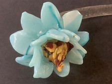 Murano ancien vers 1920, fleur sur bras de lustre, bon état.