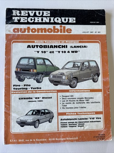 Rta autobianchi lancia y10 - lancia,