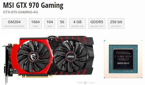 Msi nvidia geforce gtx 970 - gtx,
