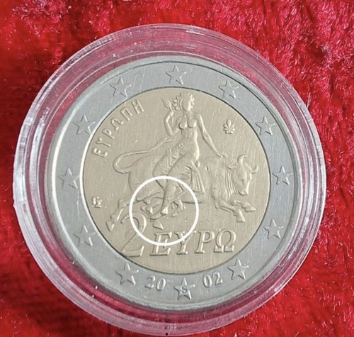 Piece euros rare 2002 - 2,