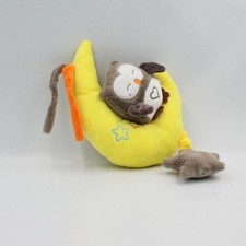 Doudou musical lune chouette