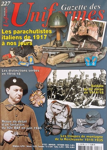 Gazette des uniformes 227 - la,